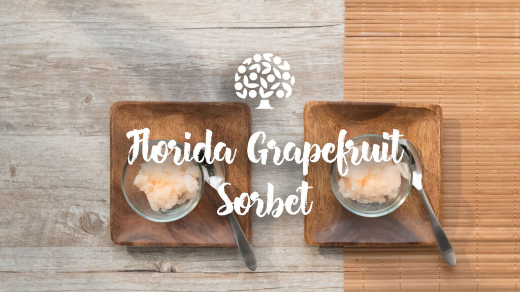 Florida Grapefruit Sorbet