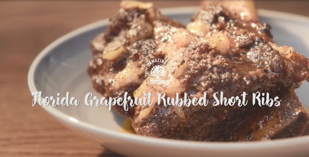 Florida Grapefruit Rubbed Short Rib