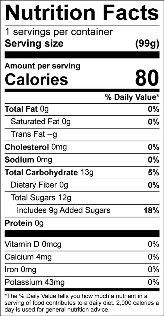 Florida Grapefruit Greyhound Drink Nutrition Facts